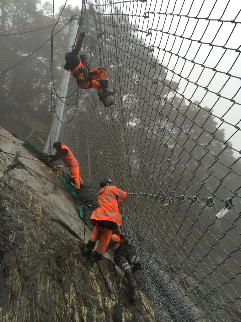 Diana Falls Landslide Recovery (SH6 at Haast Pass)